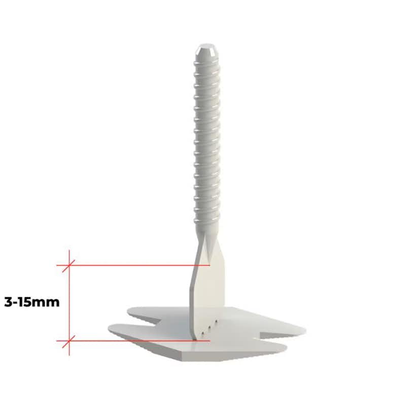 Hurricane Nivåskruv 1.5 mm 250 st