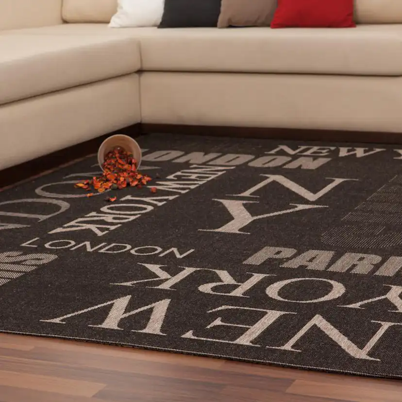 Flatvävd matta D-sign Tenblaise