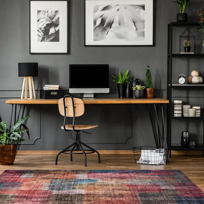 Flatvävd matta D-sign Wentgrave Lyt Flerfärgad