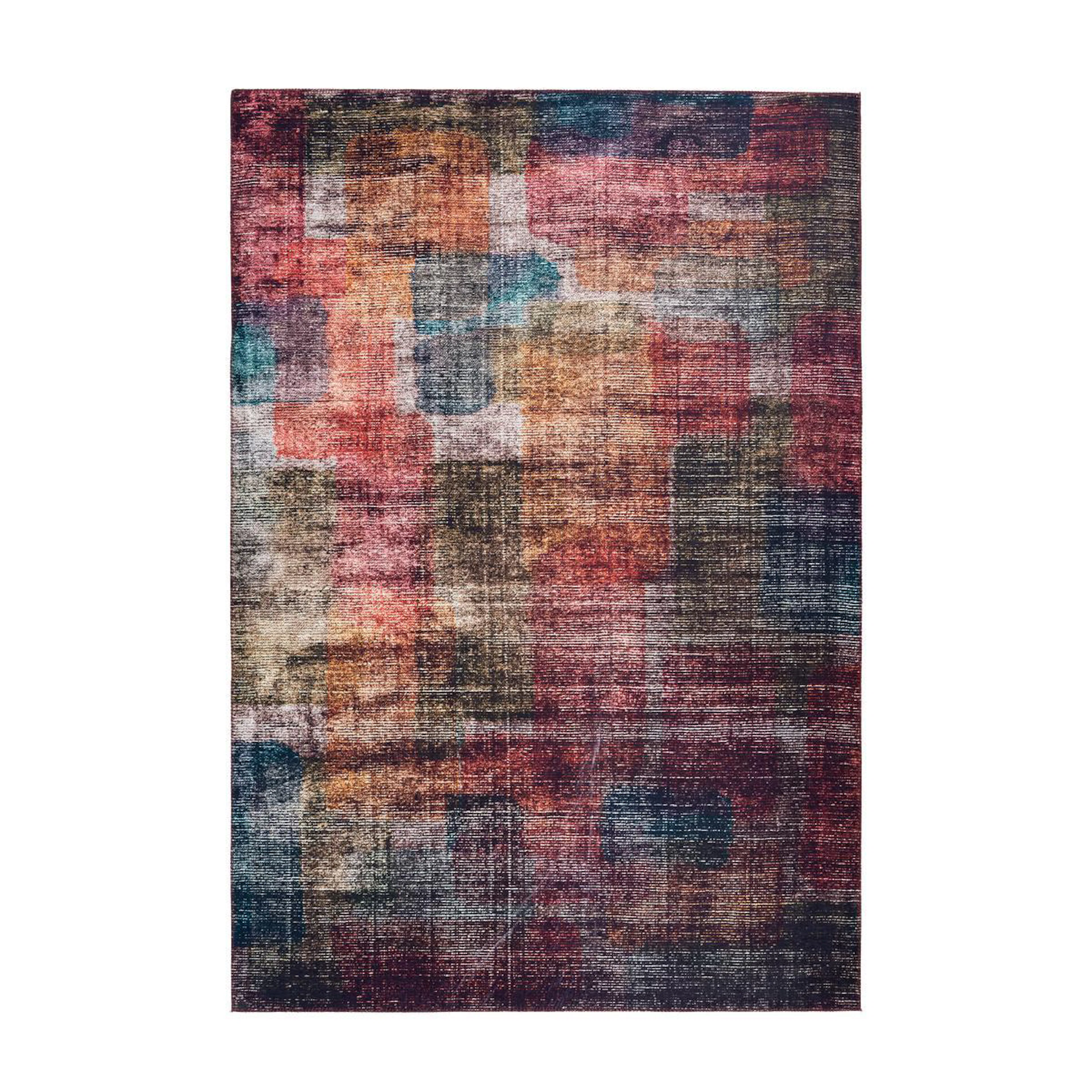 Flatvävd matta D-sign Wentgrave Lyt Flerfärgad