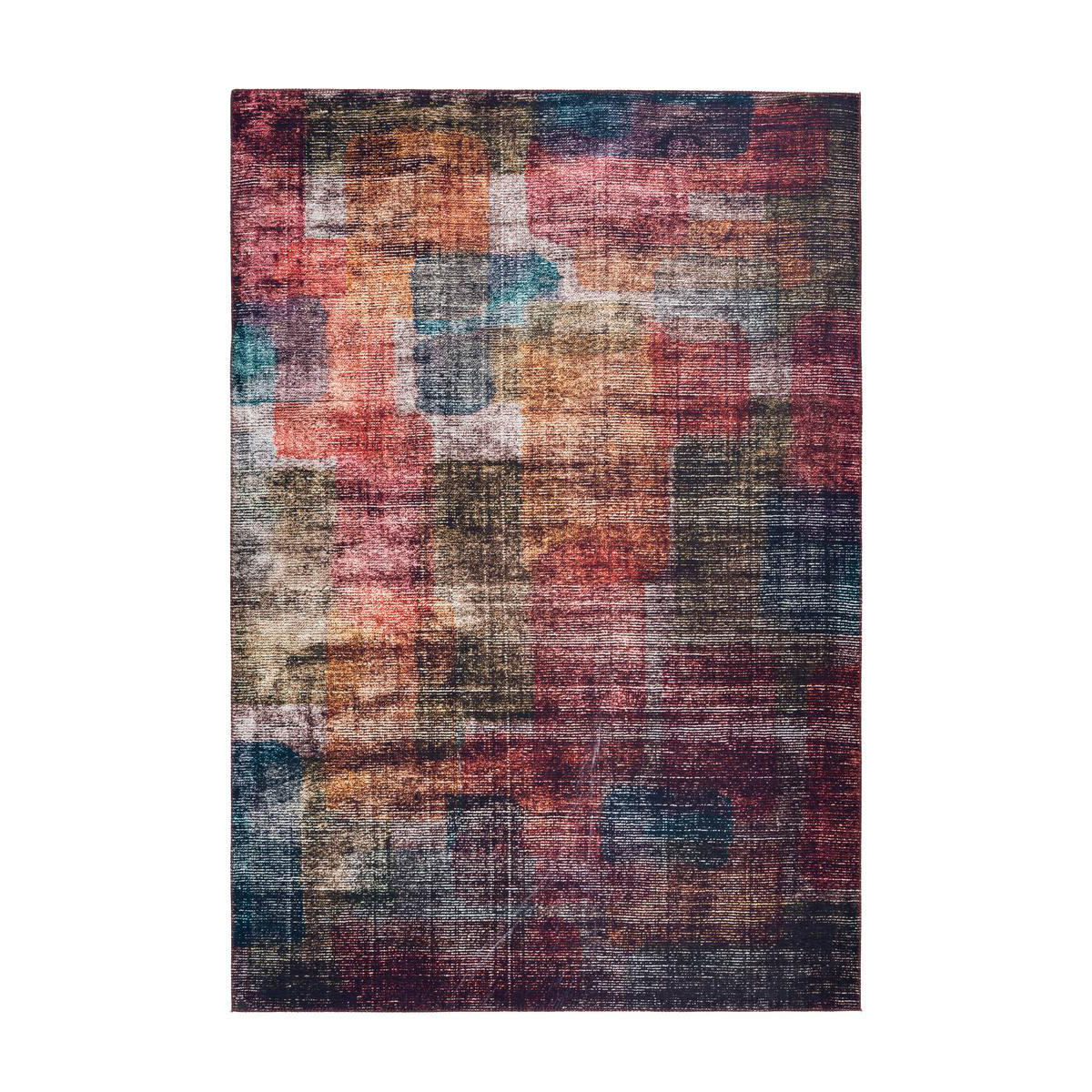 Flatvävd matta D-sign Wentgrave Lyt Flerfärgad