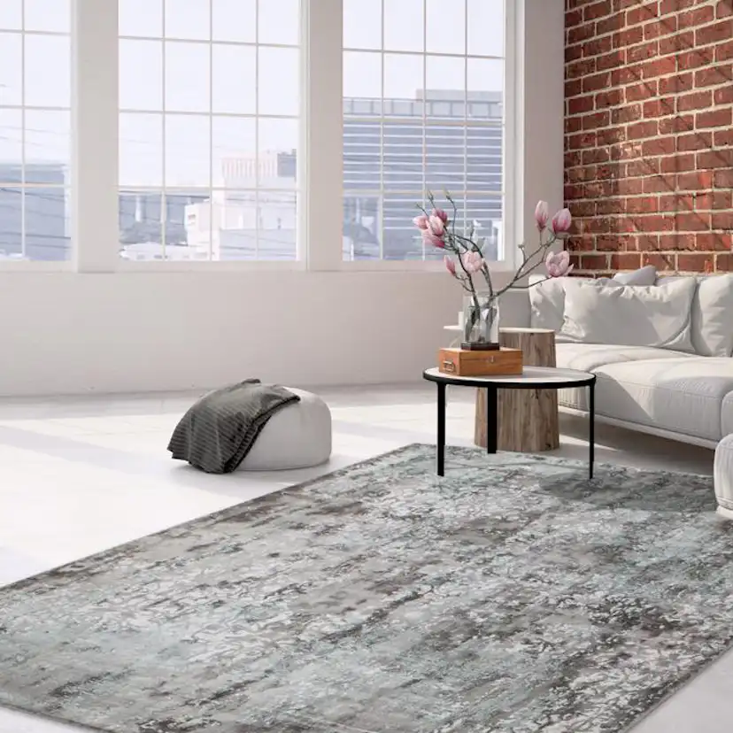 Handvävd matta D-sign Virsladewich Bacda Turkos