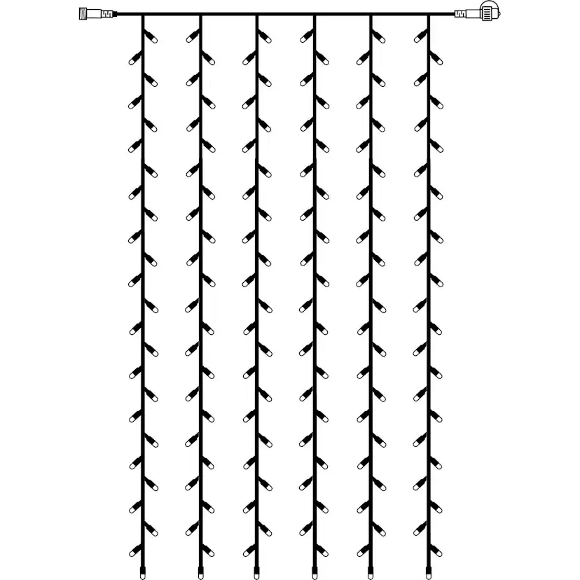 Ljusgardin Star Trading Extra System 24 98L