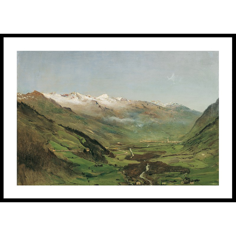 Poster Gallerix Das Gasteinertal I By Anton Romako