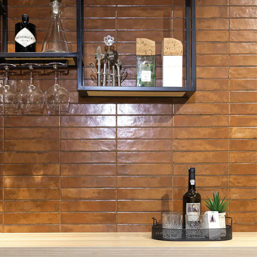 Kakel Arredo Raku Terracota 6x27 cm