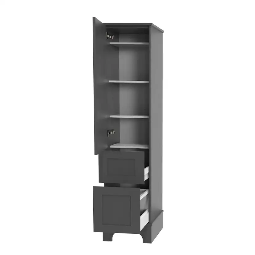 Högskåp Miller Badrum Kensington med 2 Lådor Golvstående