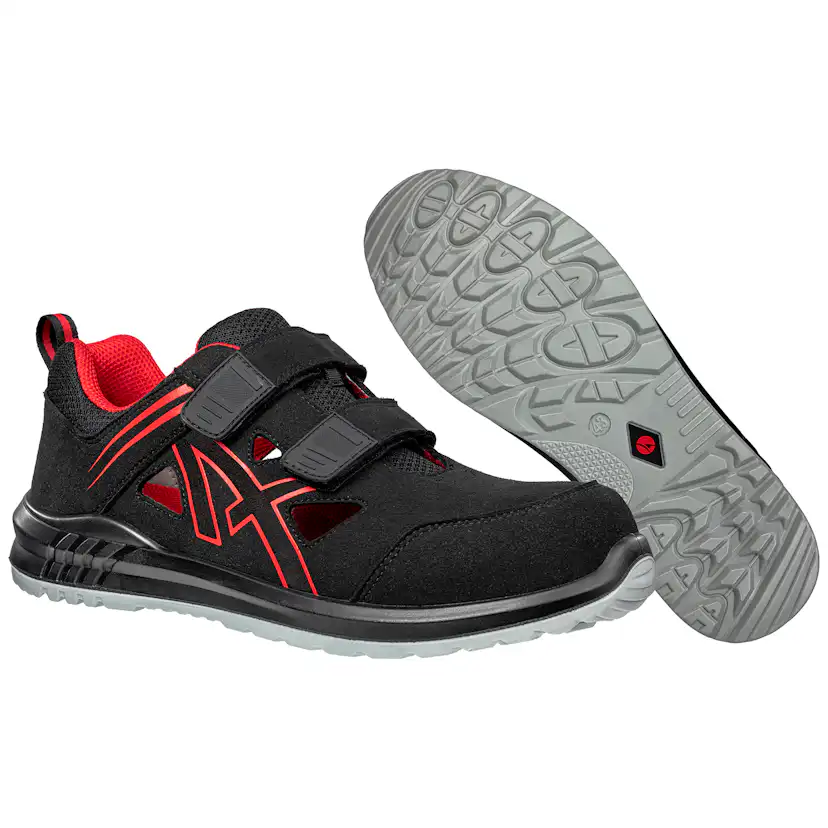 Skyddssandal Albatros 648780 Svart/Röd