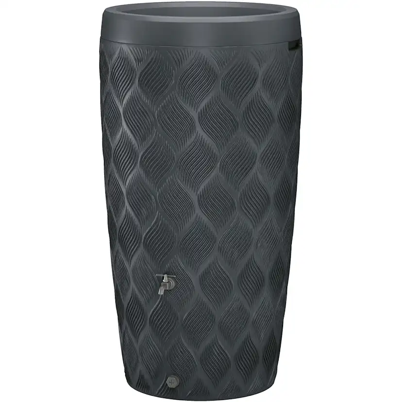 Regnvattentunna Hyma Garden Flow 240 L Antracit Med Lock
