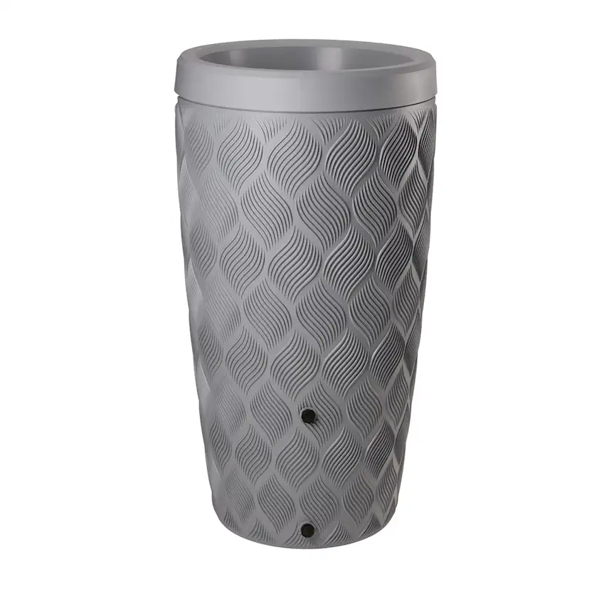 Regnvattentunna Hyma Garden Flow 240 L Platinum Med Lock