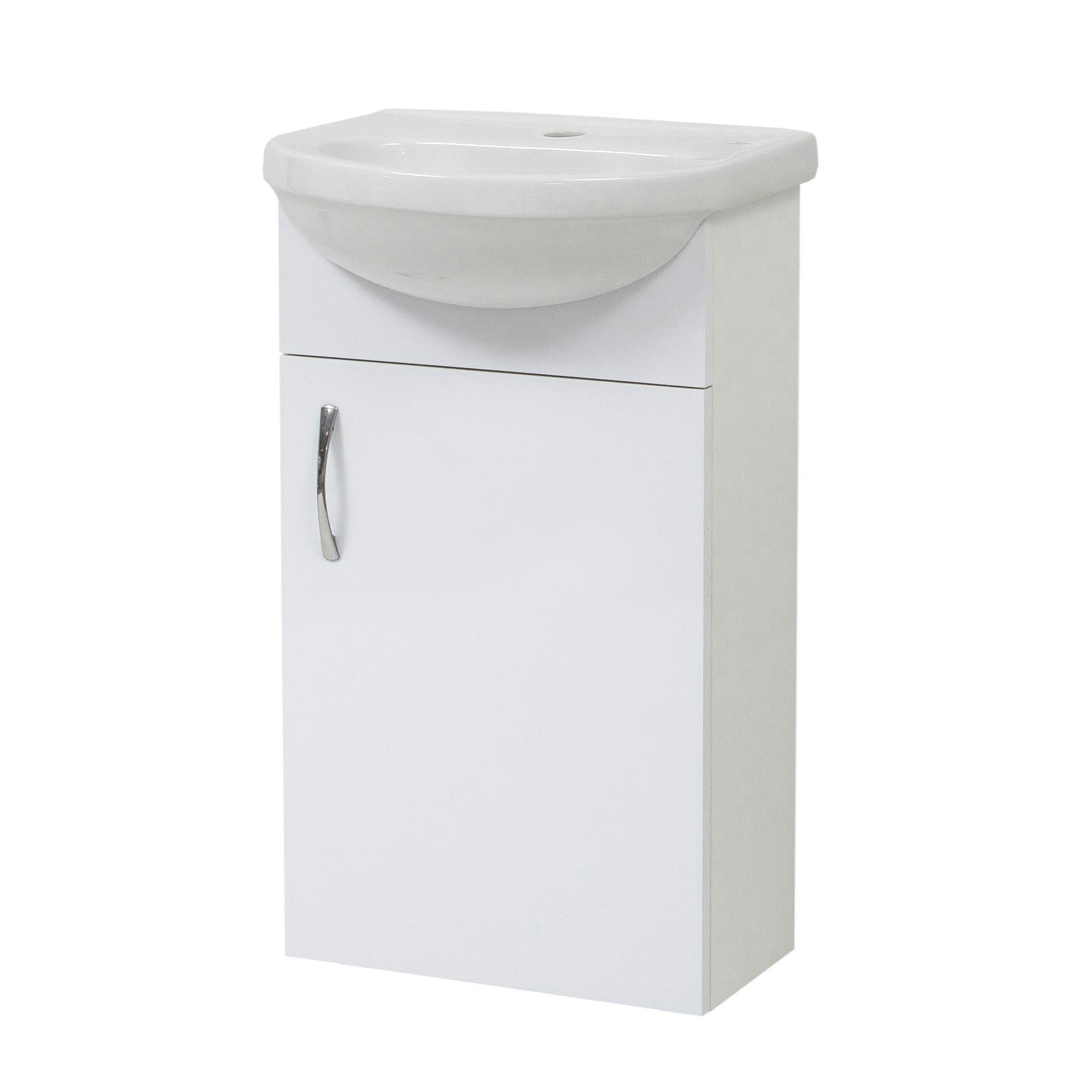 Tvättställsskåp Nortiq Milano med Tvättställ