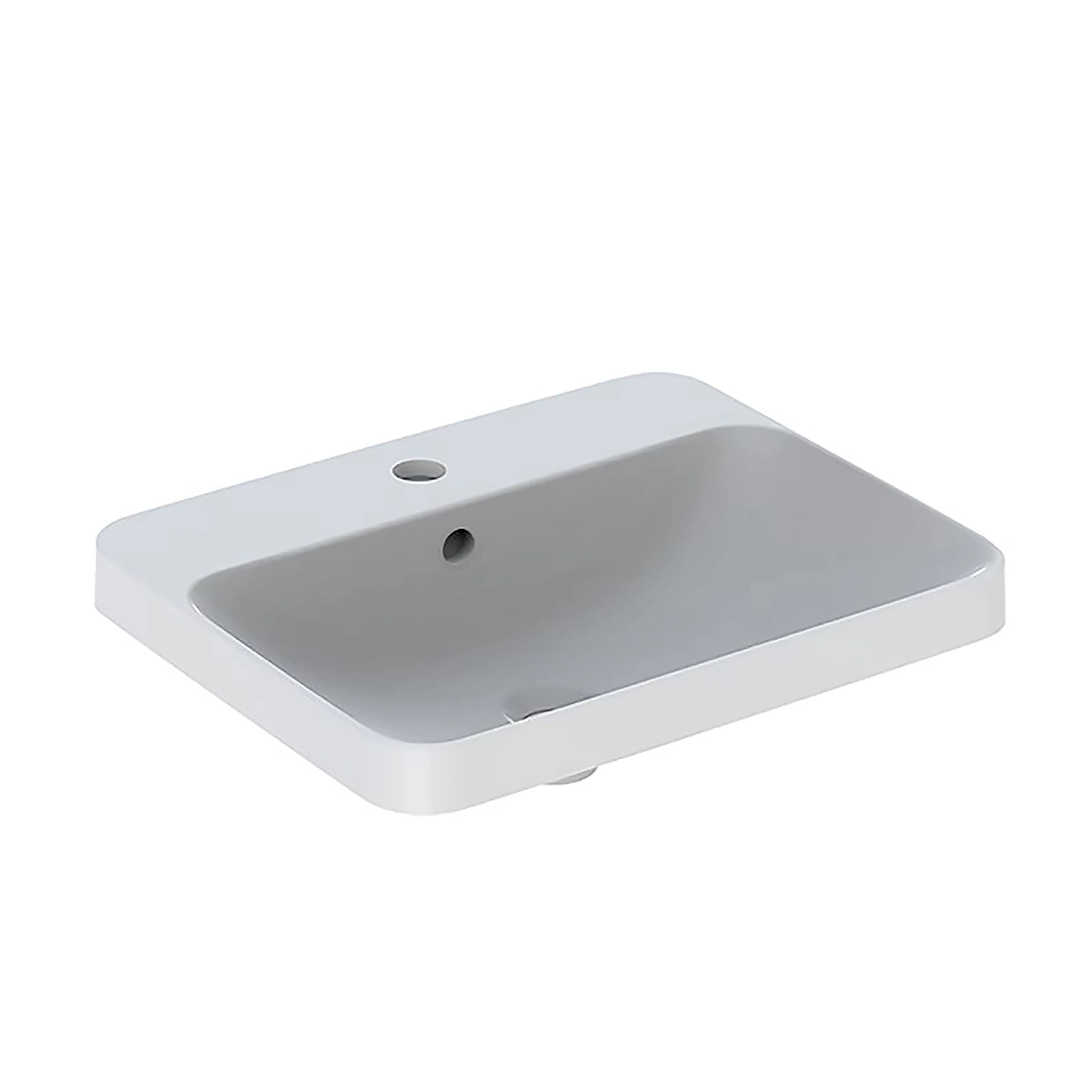 Tvättställ Geberit Variform 550 mm Infälld Rektangulärt Kanthylla