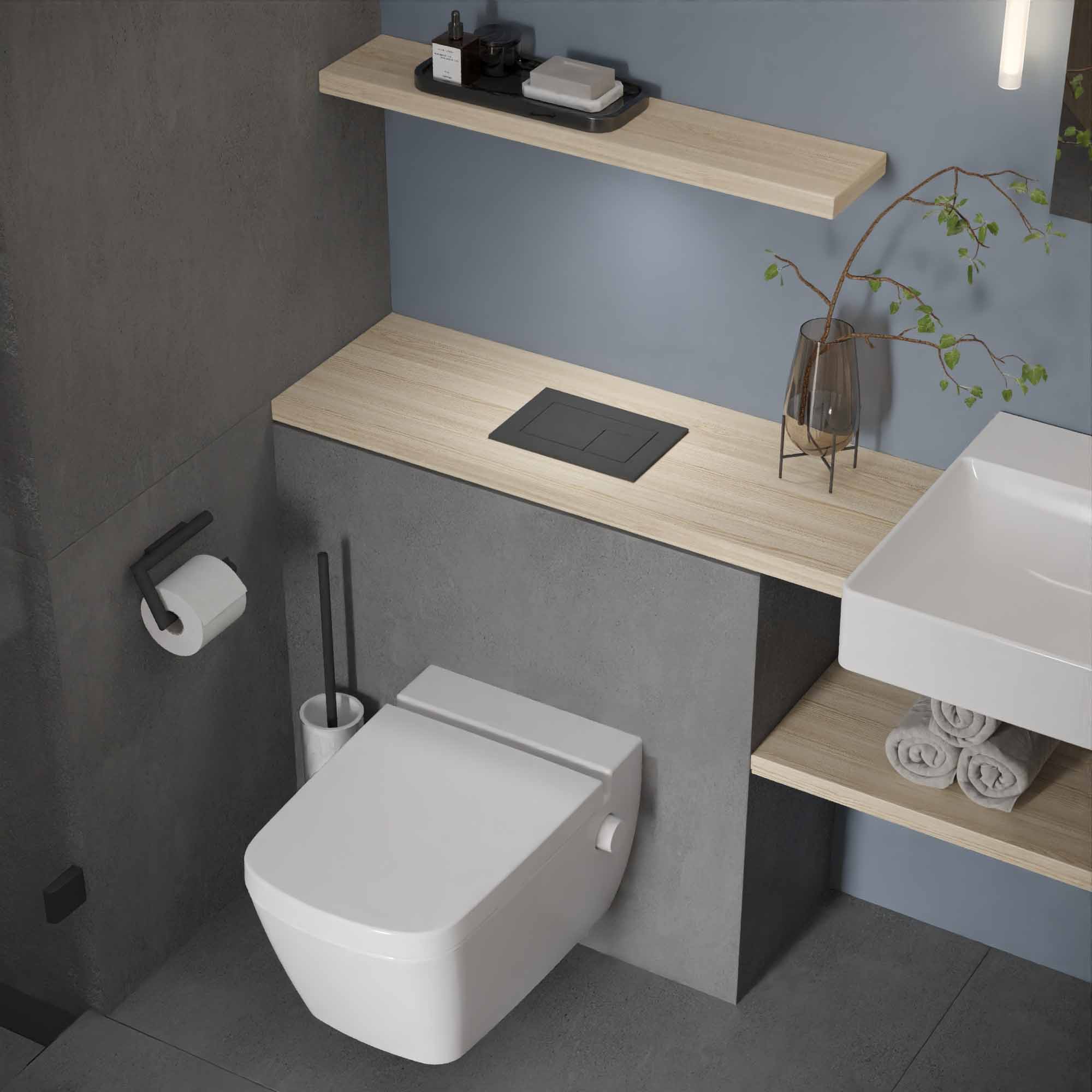 Vägghängd Duschtoalett TECE One