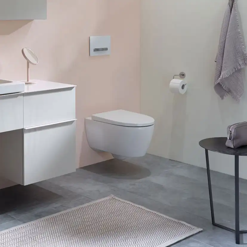 Vägghängd Toalettstol Geberit iCon Rimfree