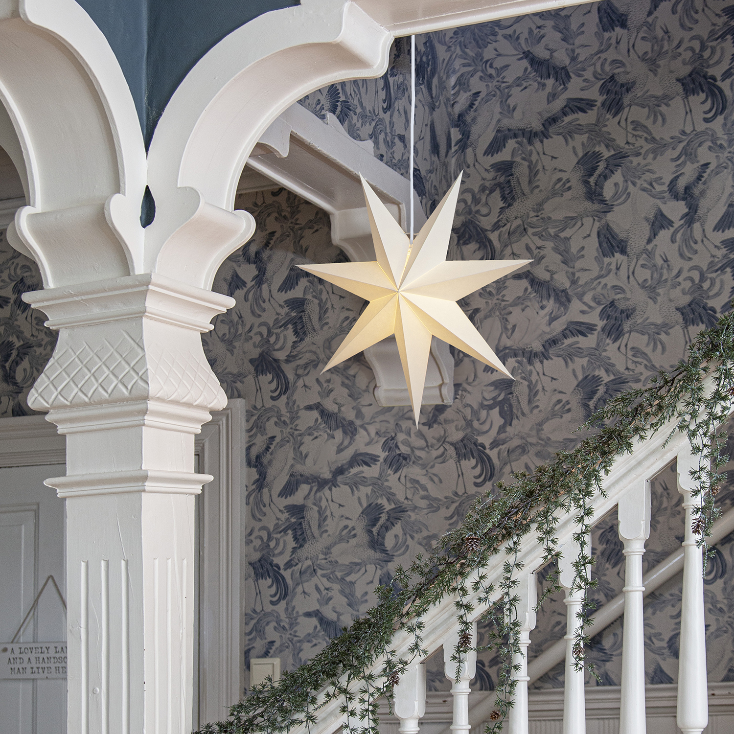 Pappersstjärna Star Trading Plain 45 cm