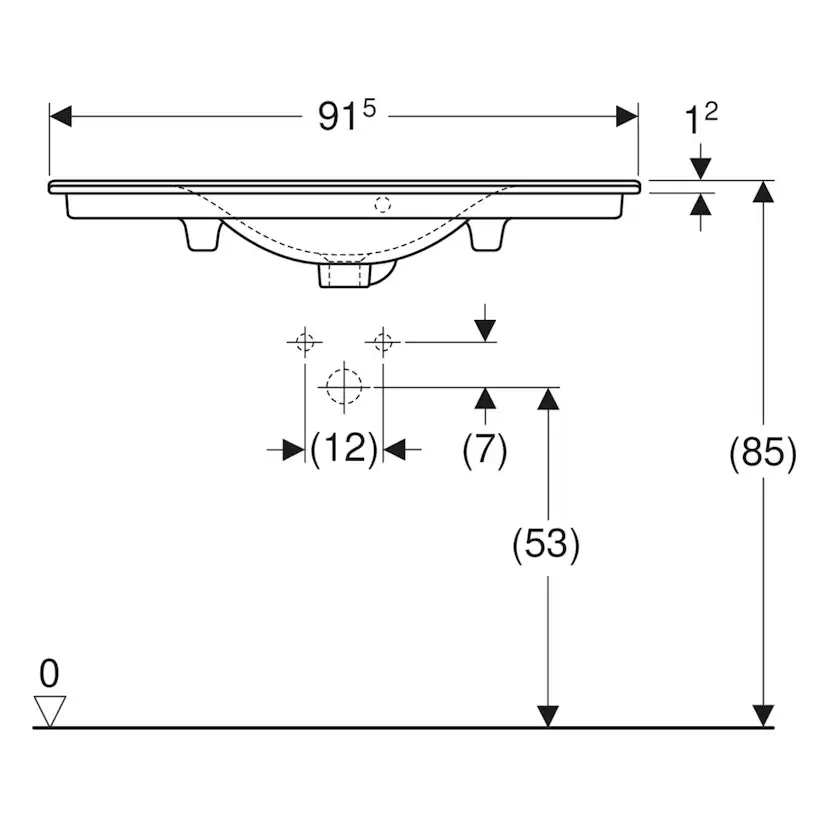 Tvättställ Ifö Elegant Kompakt