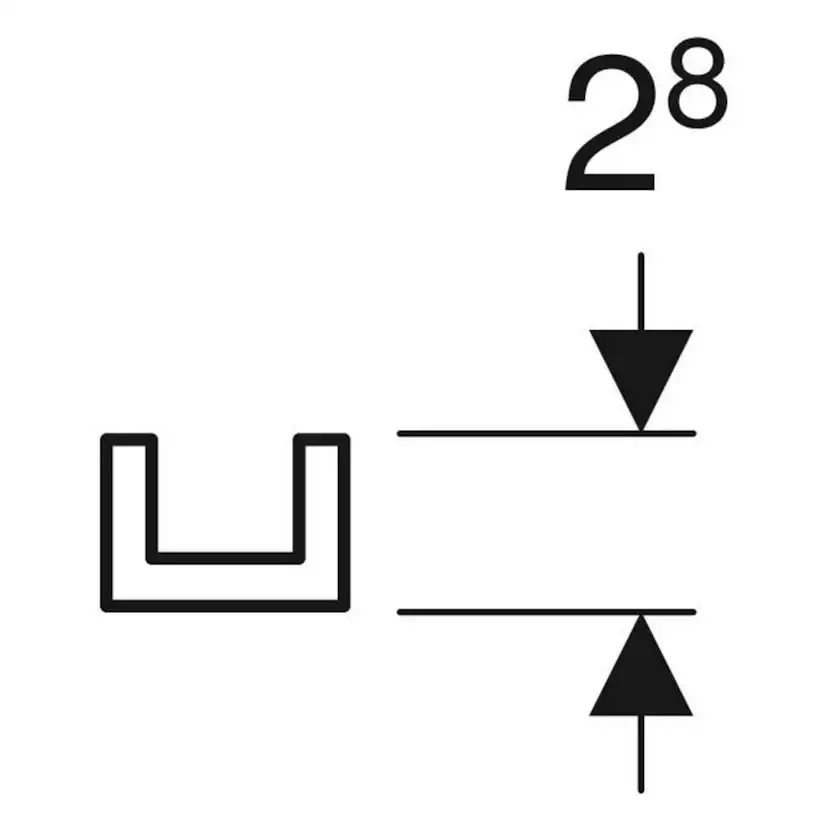 Handtag Ifö Elegant 41 mm