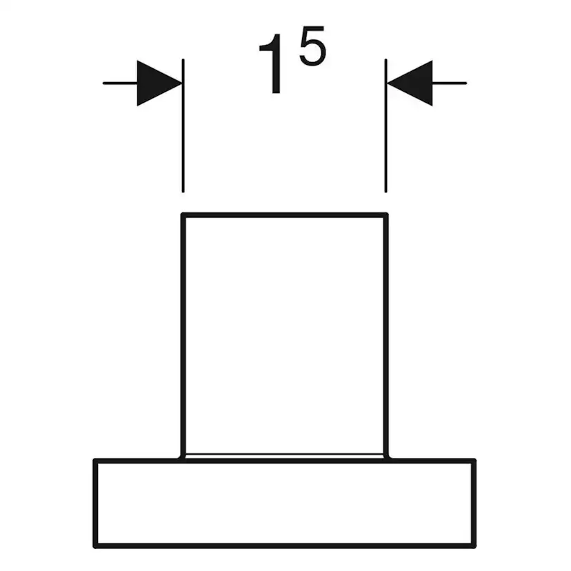 Knopp Ifö Rund Ø28 mm