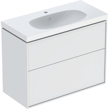 Tvättställsskåp Ifö Sense Art Kompakt 90 med Avställningsyta och 2 Lådor