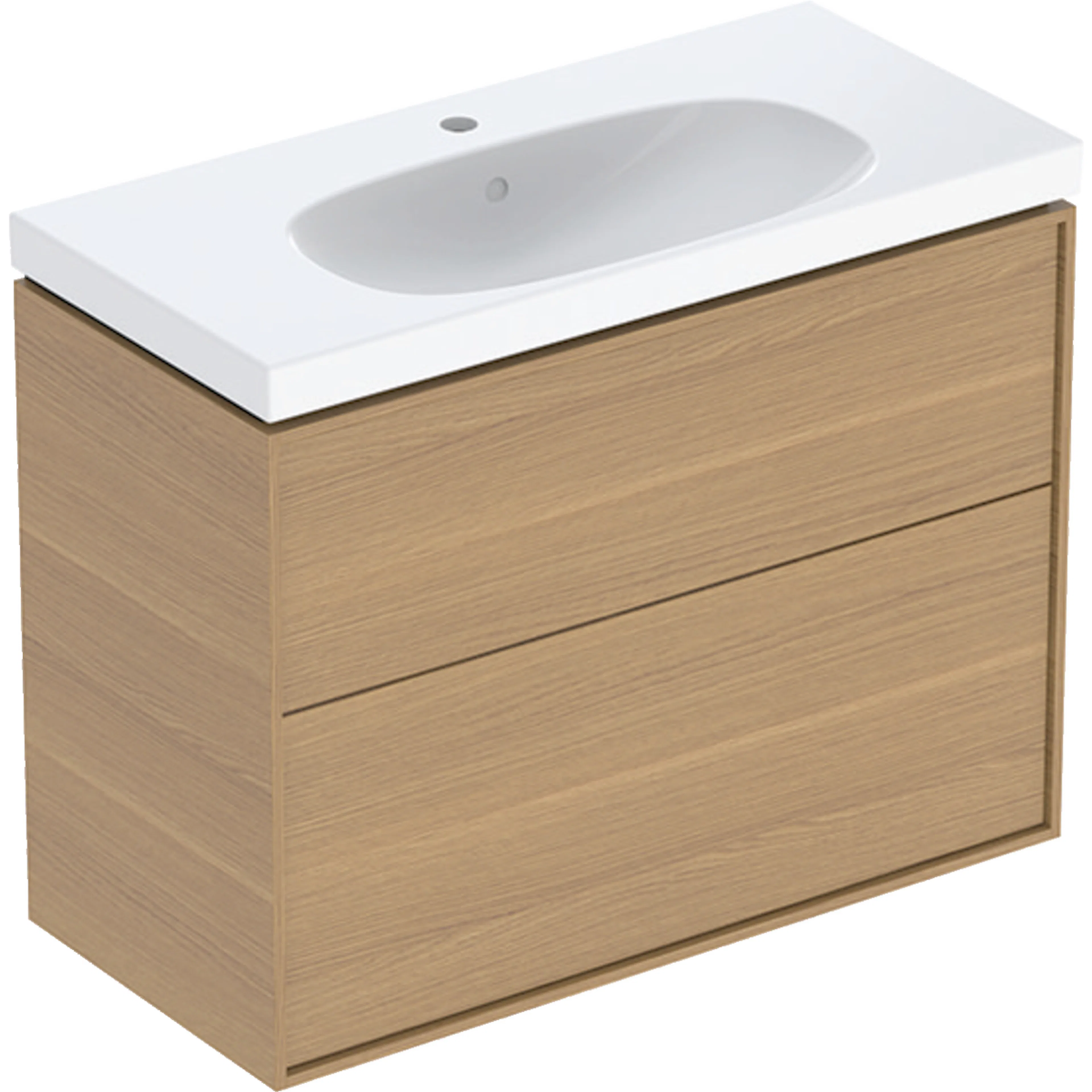 Tvättställsskåp Ifö Sense Art Kompakt 90 med Avställningsyta och 2 Lådor