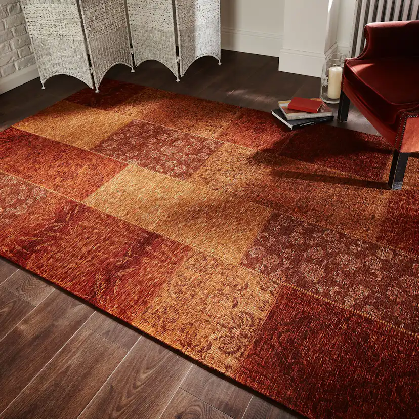 Patchworkmatta Flair Rugs Patchwork Chenille 200x290