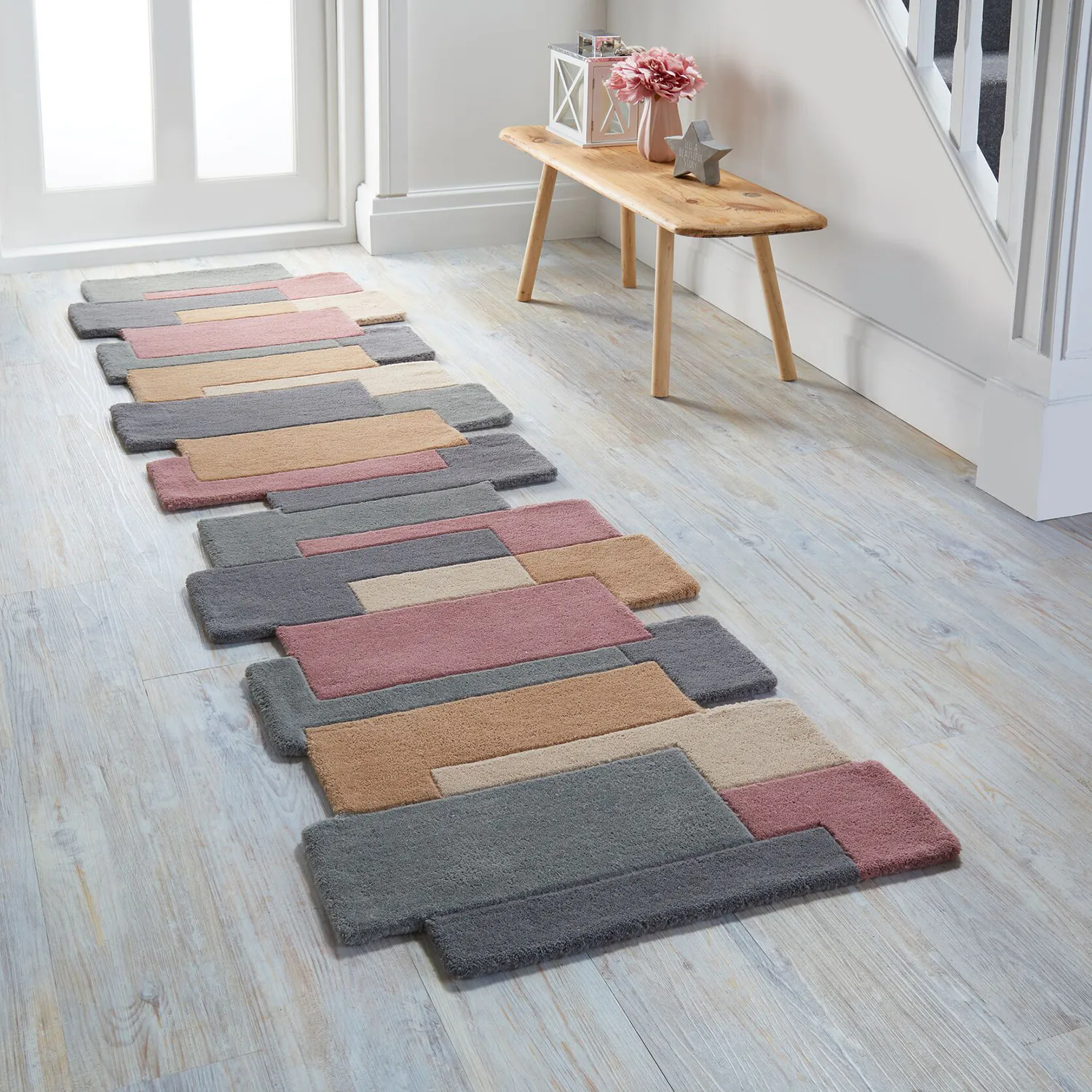 Patchworkmatta Flair Rugs Collage 60x230 Ull