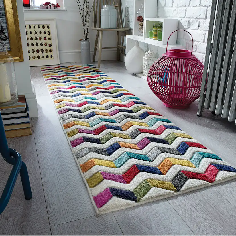 Friezematta Flair Rugs Bolero Flerfärgad 66x230