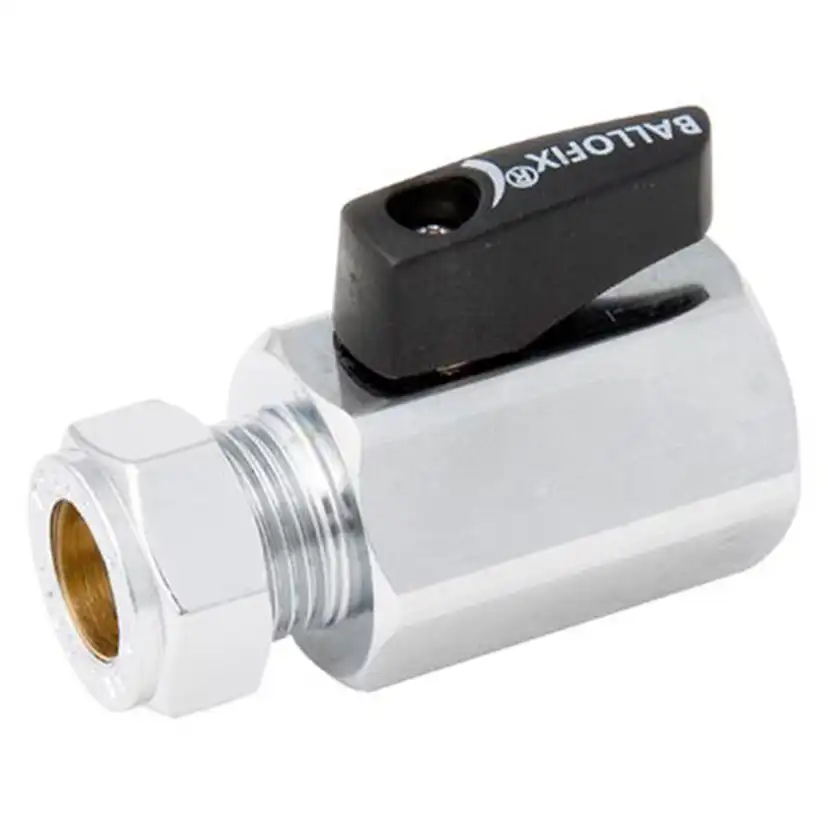 Kulventil Broen Ballofix 505 Rak med Vred