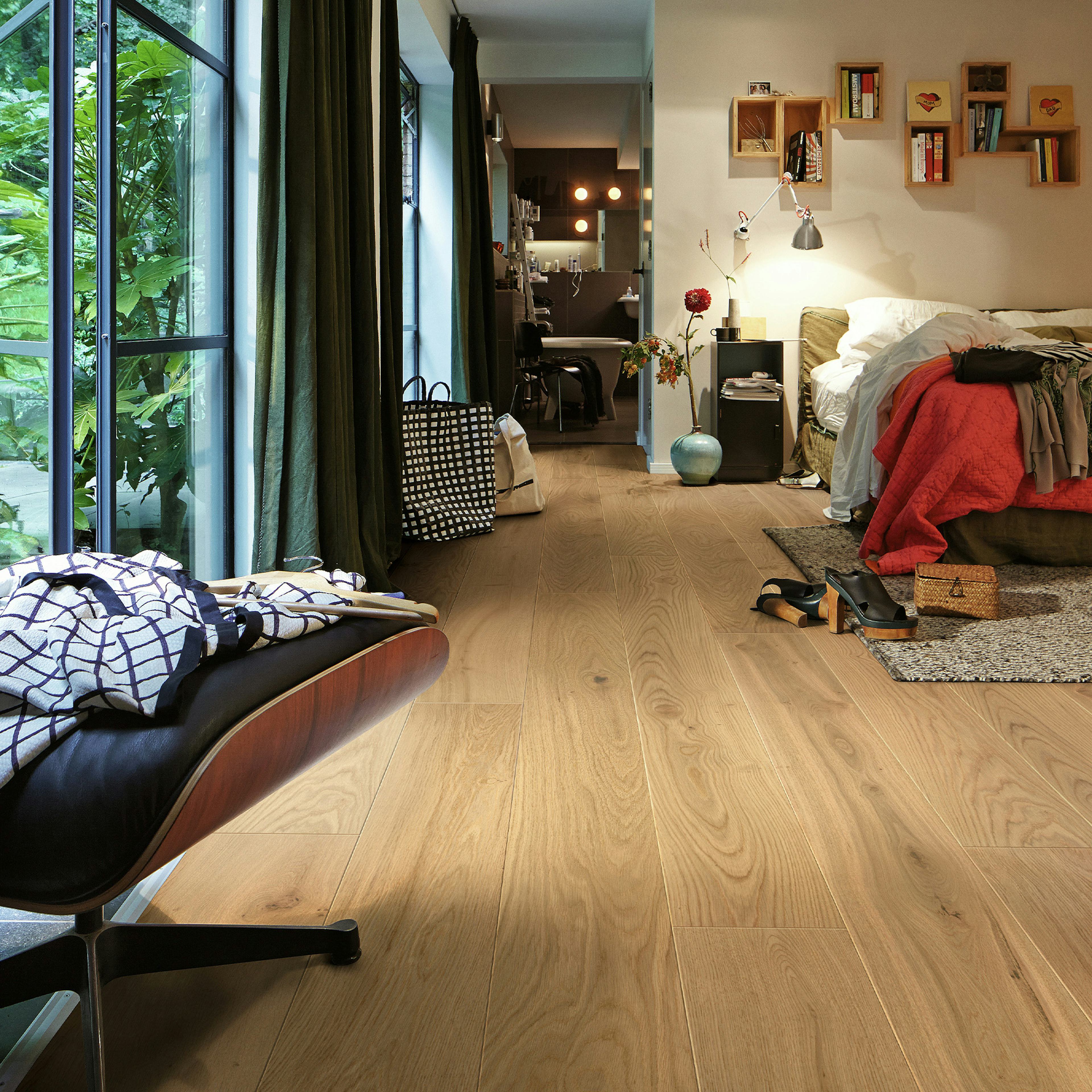 Parkettgolv Meister PD 400 Oak Lively 1-Stav Ultramatt Lack