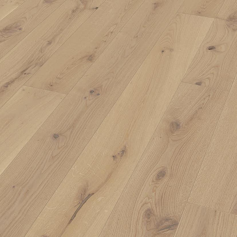 Parkettgolv Meister Authentic Cream Oak 9010 1-Stav Ultramatt Lack PD 400