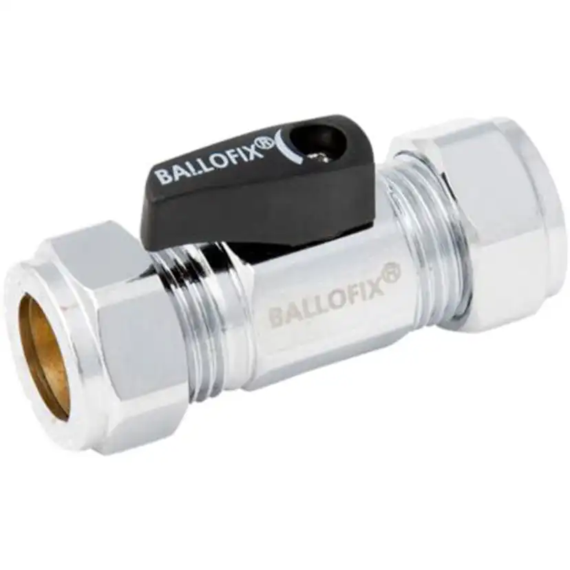 Kulventil Broen Ballofix 507 Rak med Vred