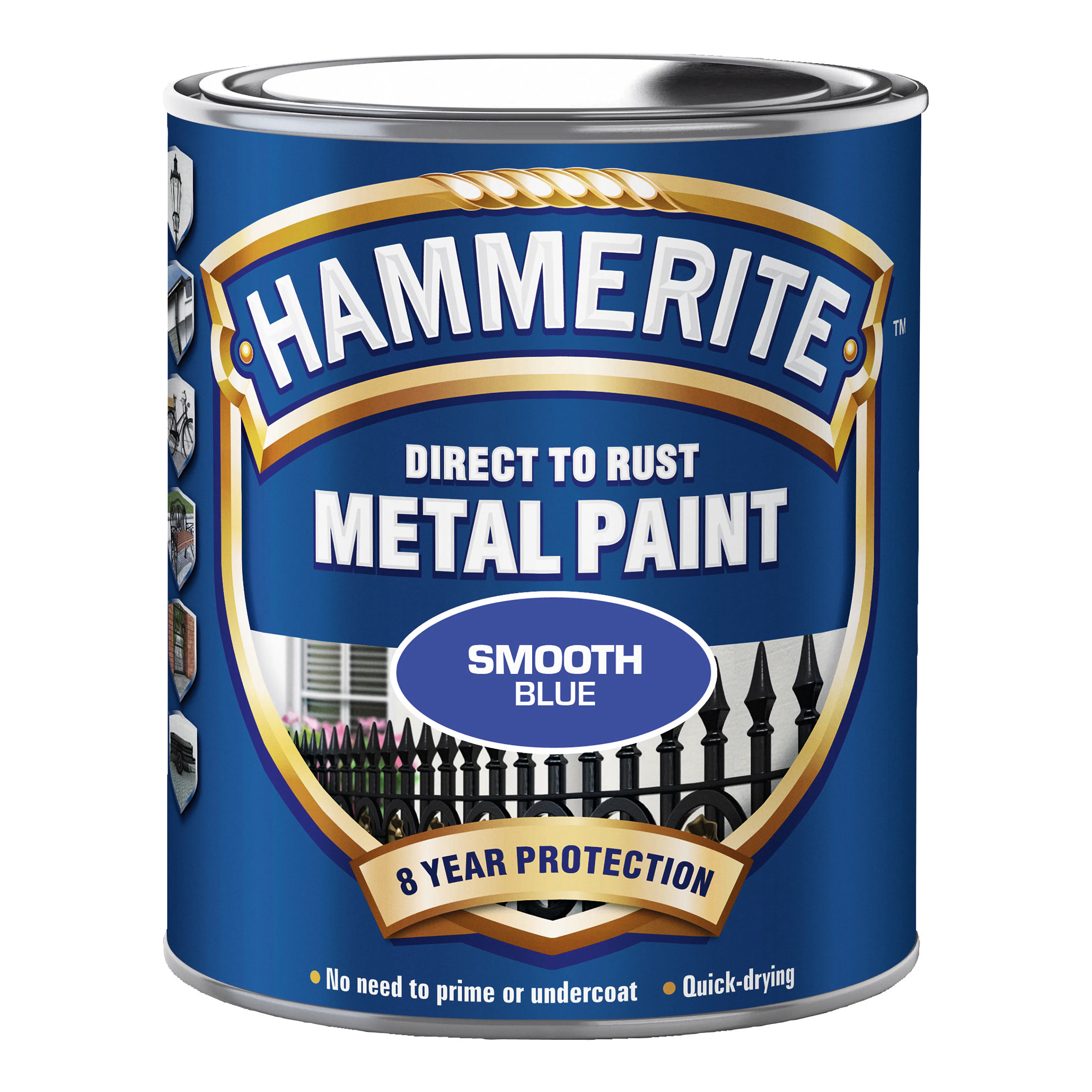 Rostskyddsfärg Hammerite Slätlack Blå 250ml