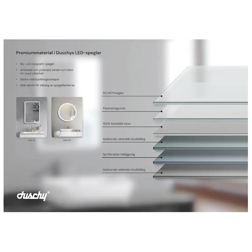 Spegel Duschy Rektangulär