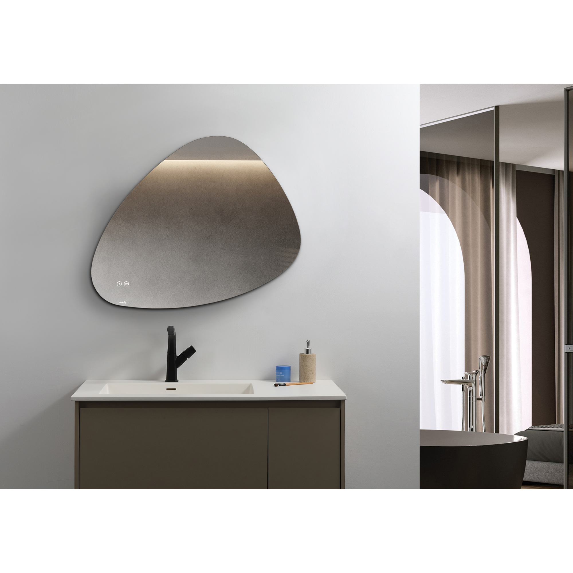 Spegel Duschy Triangulär