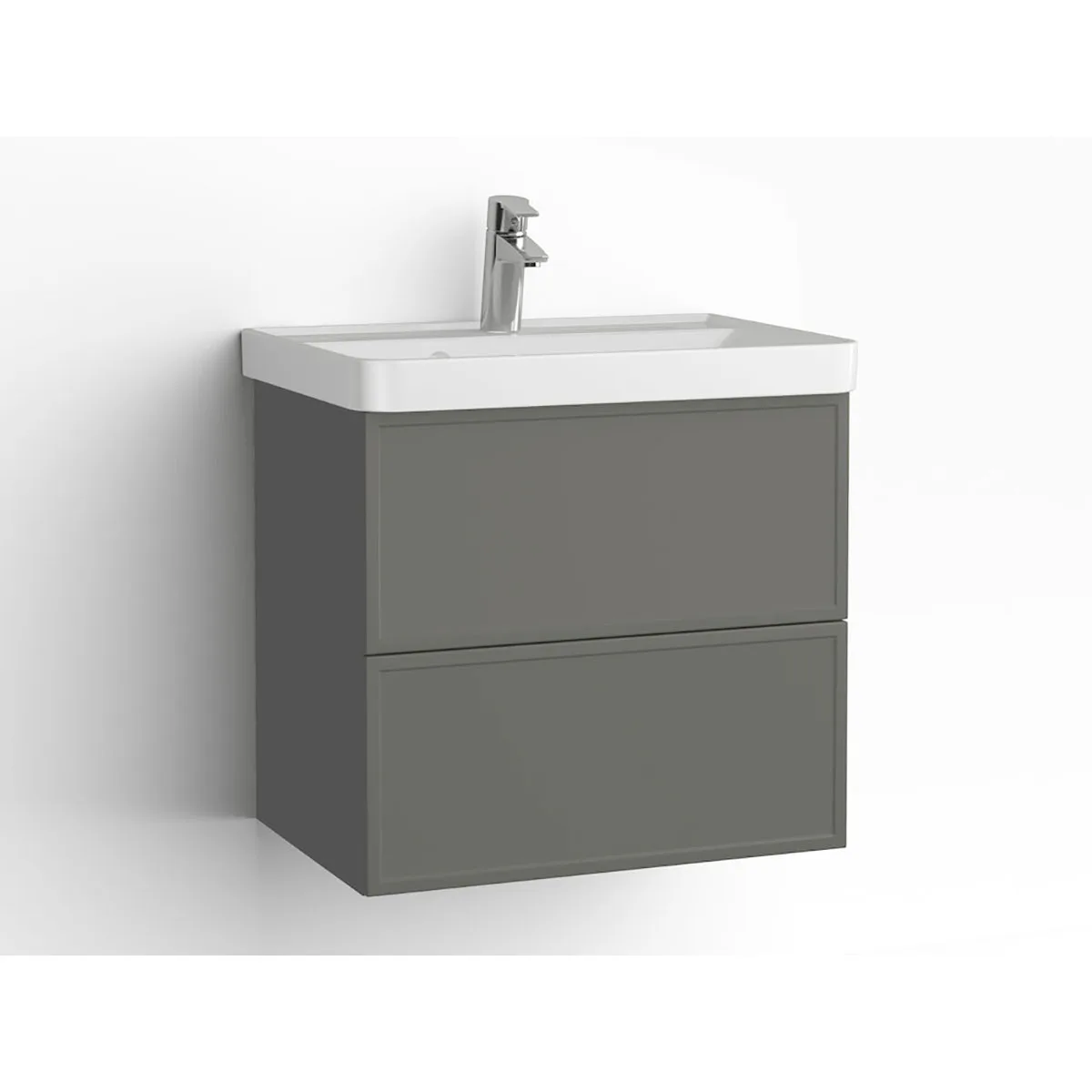 Tvättställsskåp Vedum Mezzo 600 med 2 Lådor