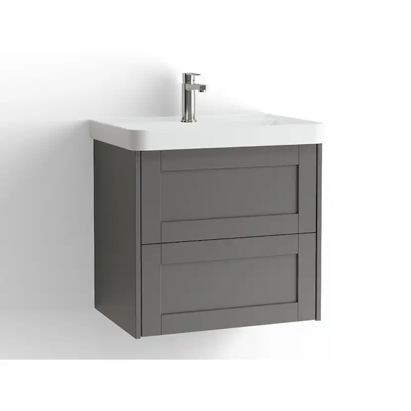 Tvättställsskåp Vedum Mezzo Frame 600 med 2 Lådor