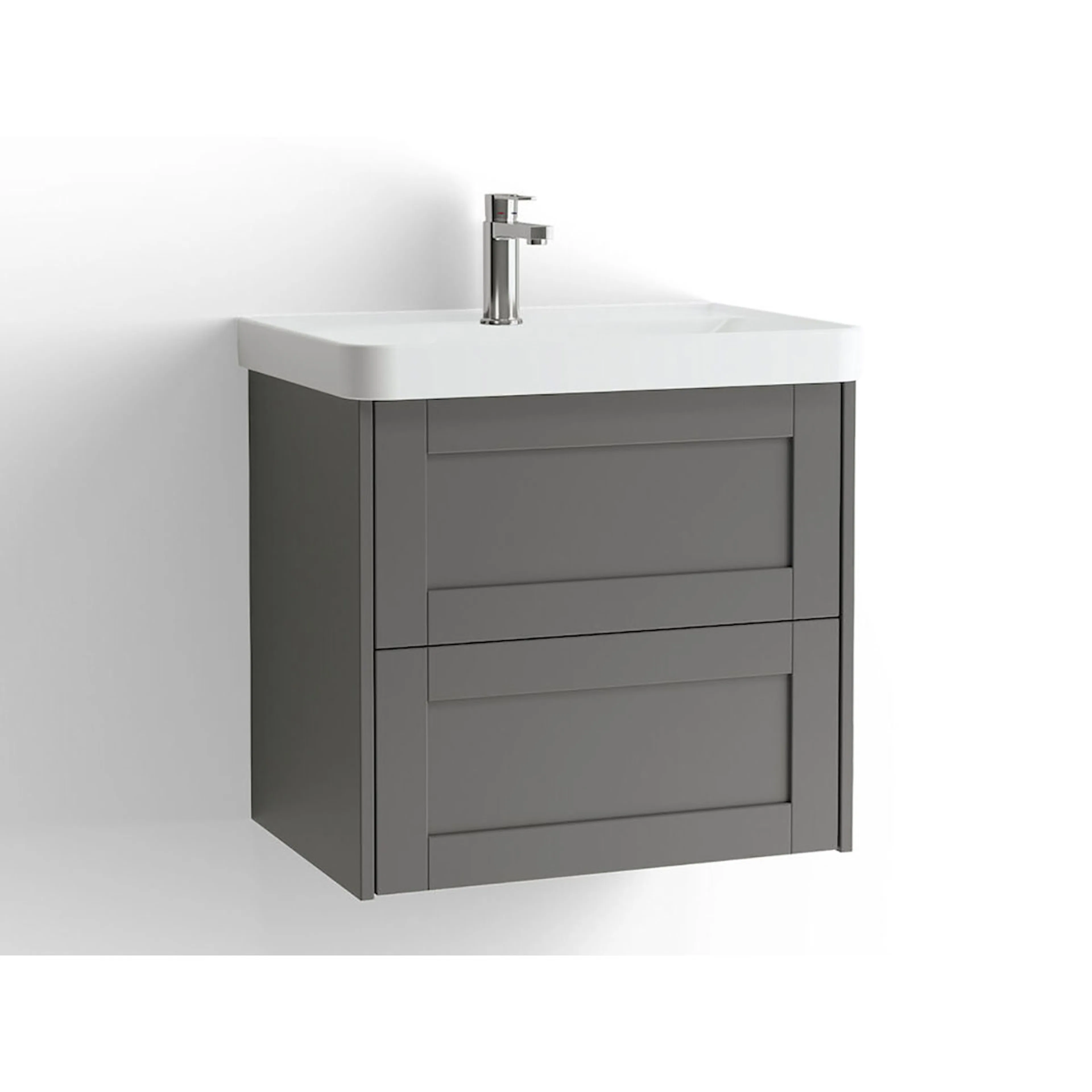 Tvättställsskåp Vedum Mezzo Frame 600 med 2 Lådor