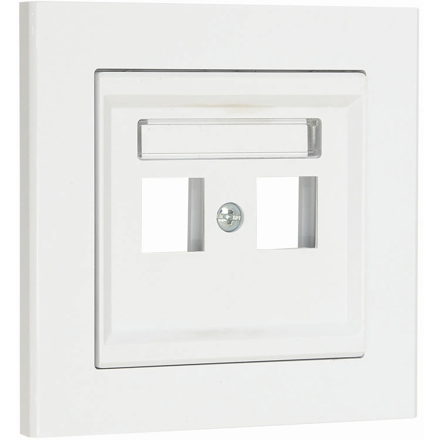 Centrumplatta Malmbergs Optima Rak 2-V Vit