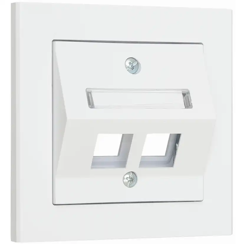 Centrumplatta Malmbergs Optima Vinkl 2-V Vit