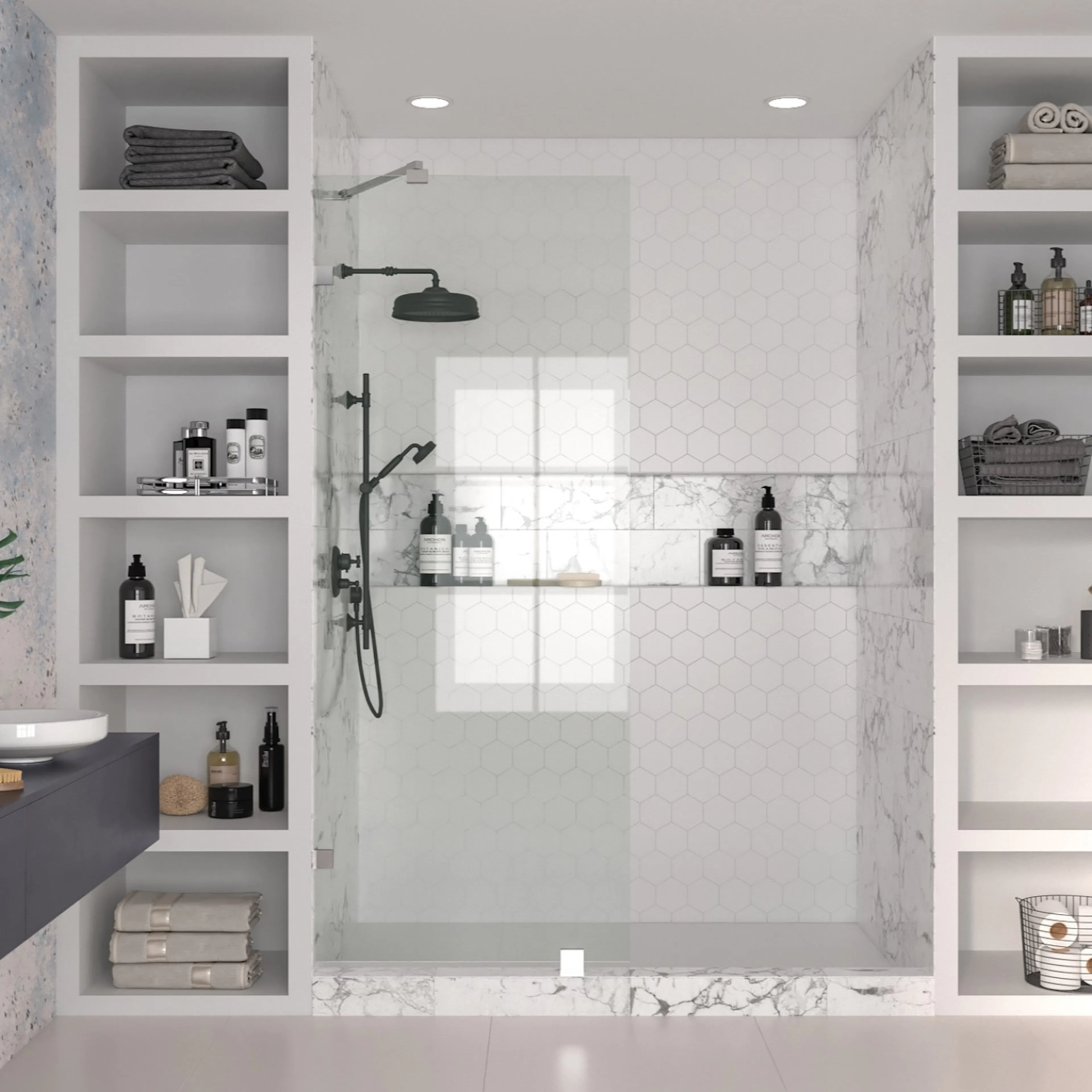 Duschvägg Hietakari Vetro 511 Fast