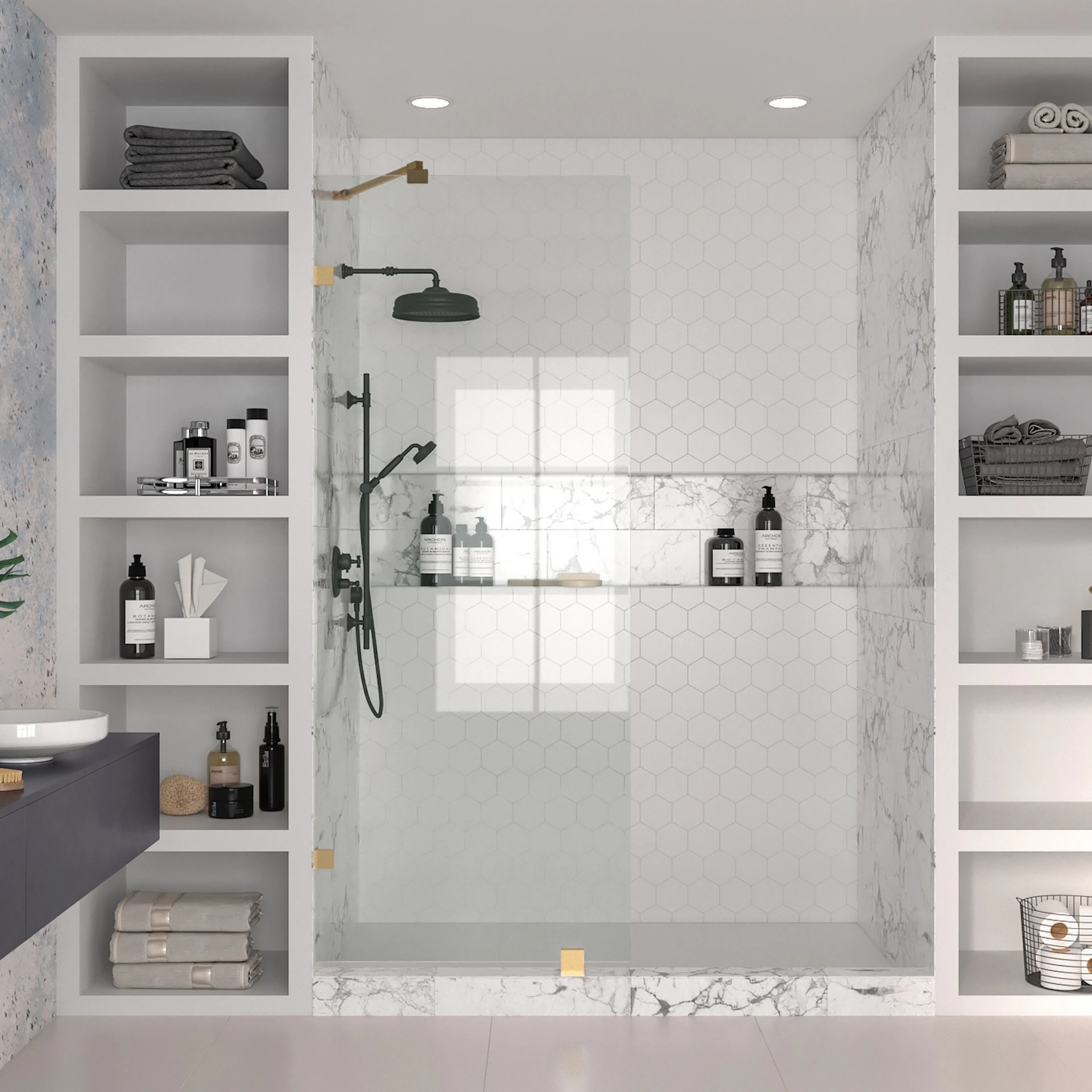 Duschvägg Hietakari Vetro 511 Fast