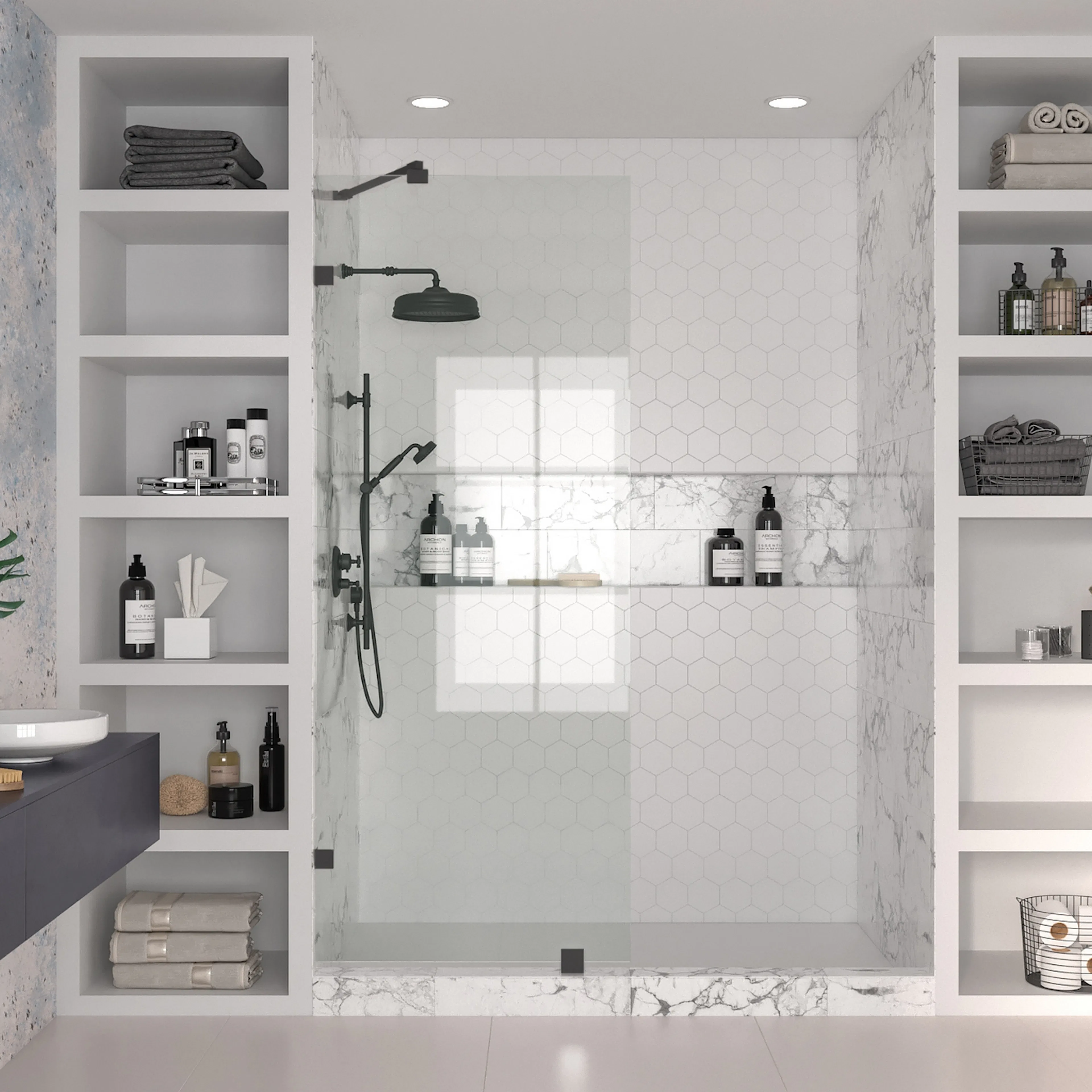 Duschvägg Hietakari Vetro 511 Fast