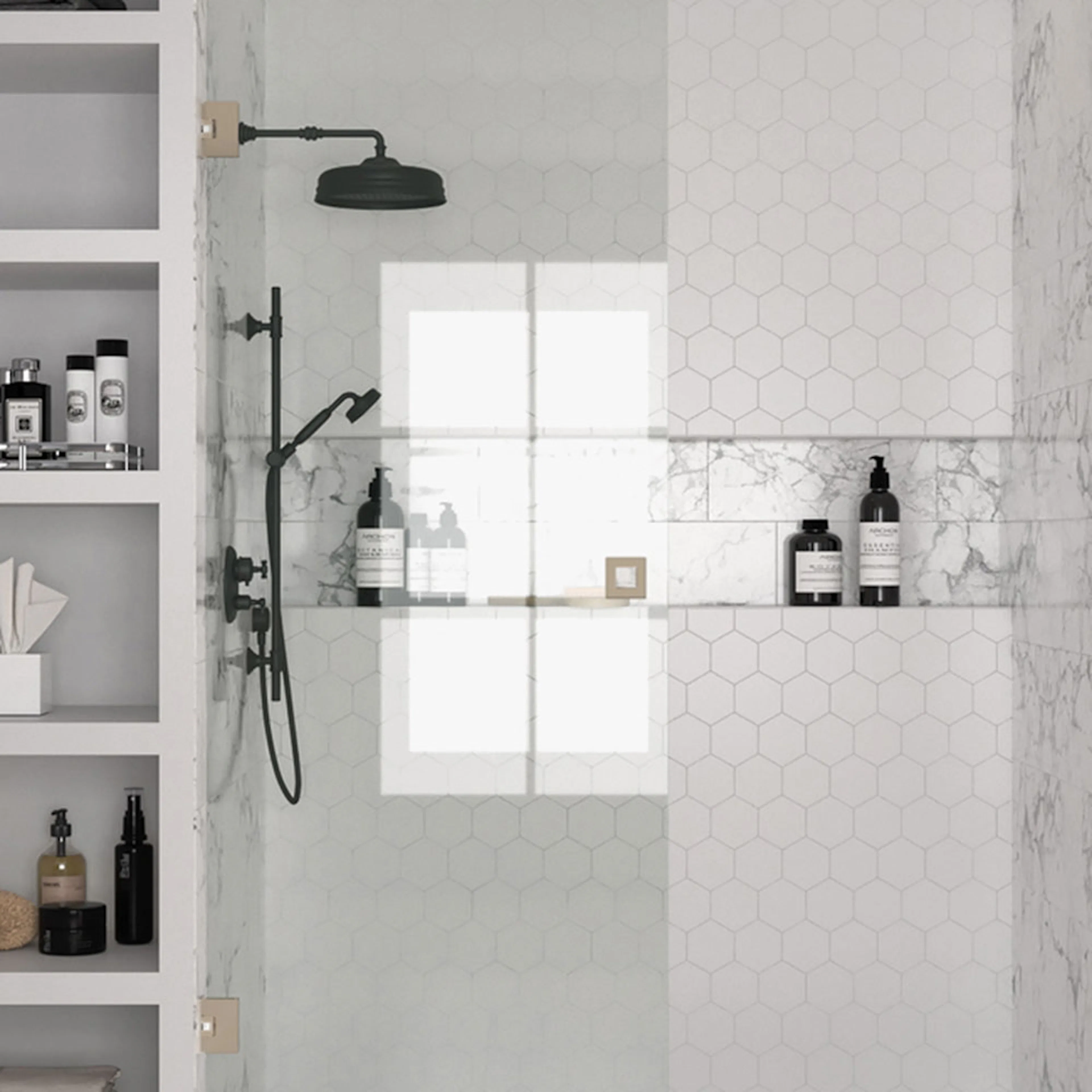 Duschdörr Hietakari Vetro 512 Vändbar