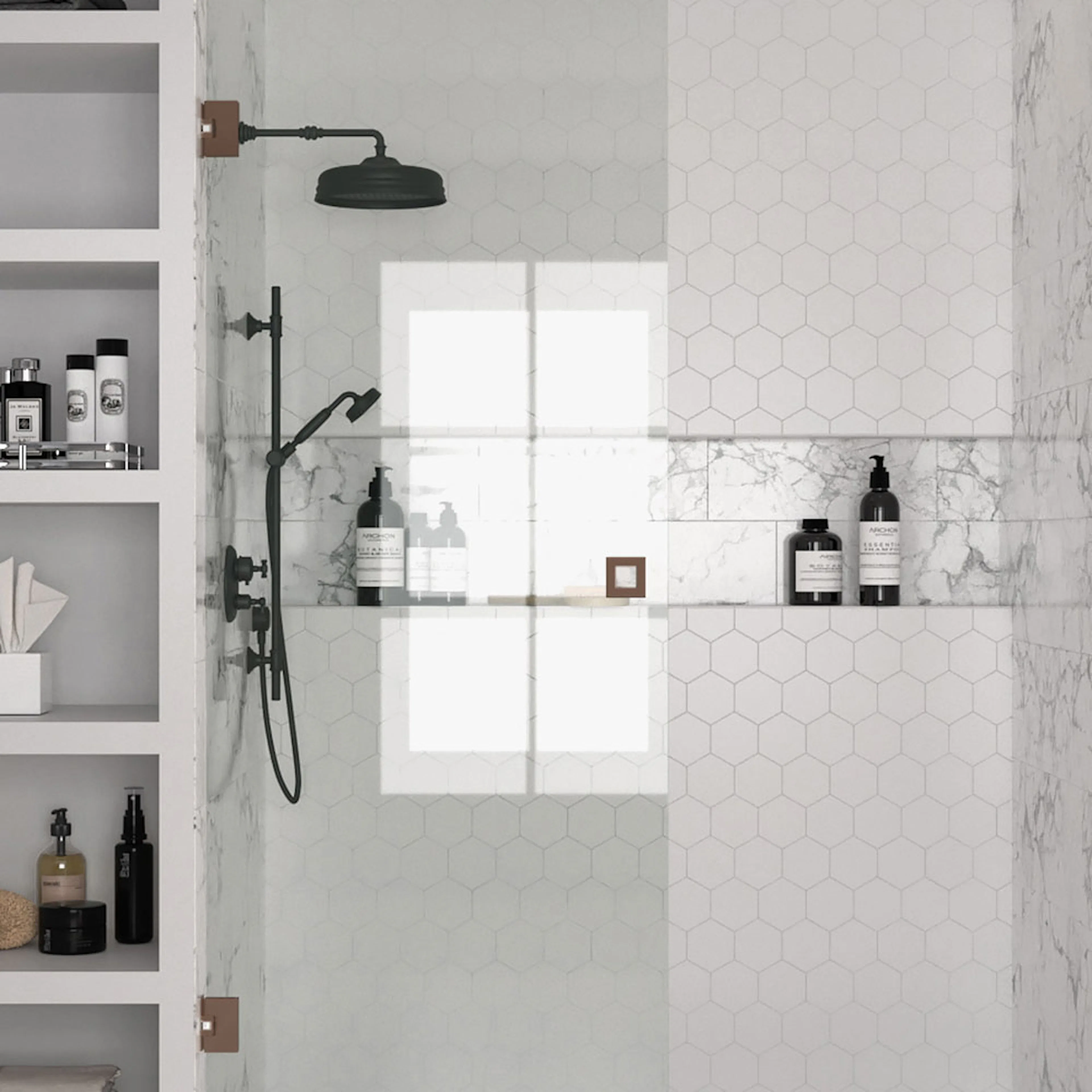 Duschdörr Hietakari Vetro 512 Vändbar