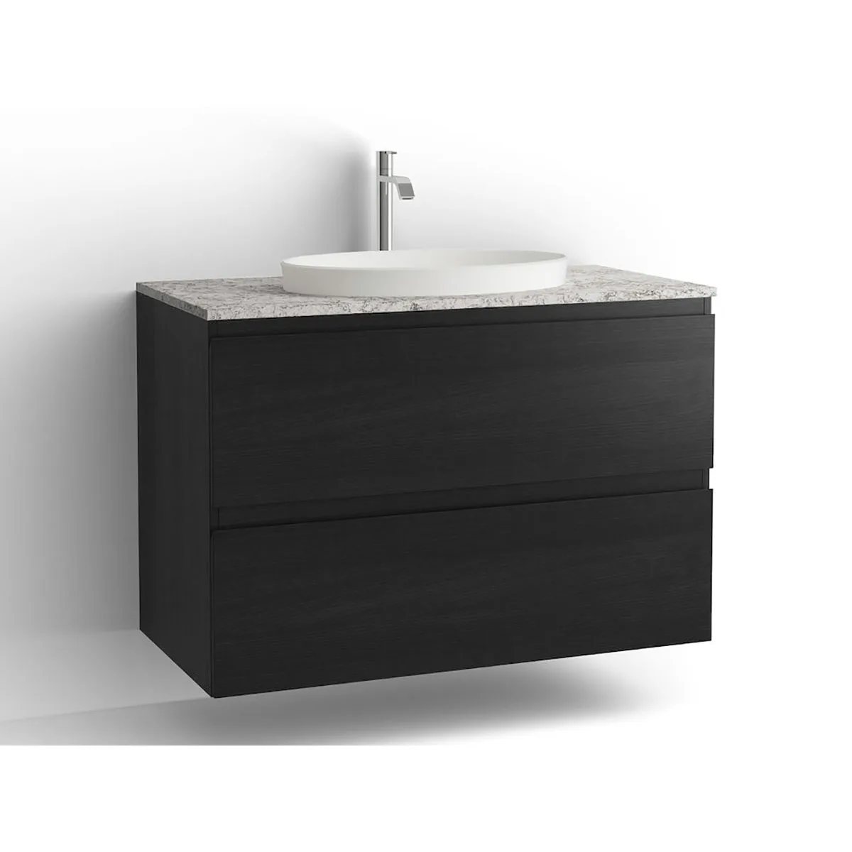 Tvättställsskåp Vedum Flow 1000 med 2 Lådor