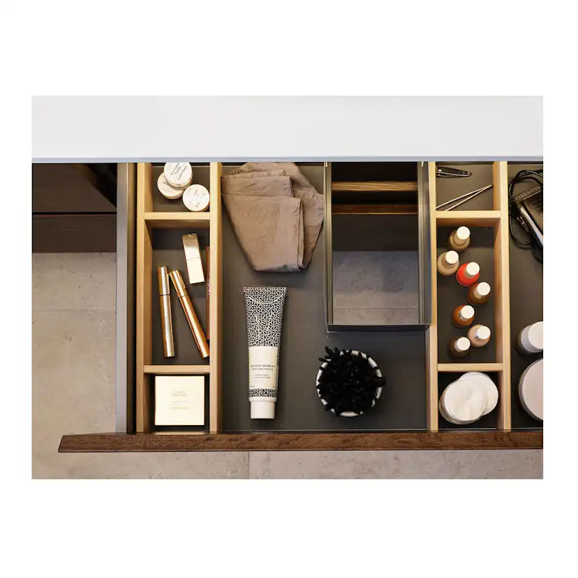 Tvättställsskåp Vedum Flow 600x478 med 2 Lådor