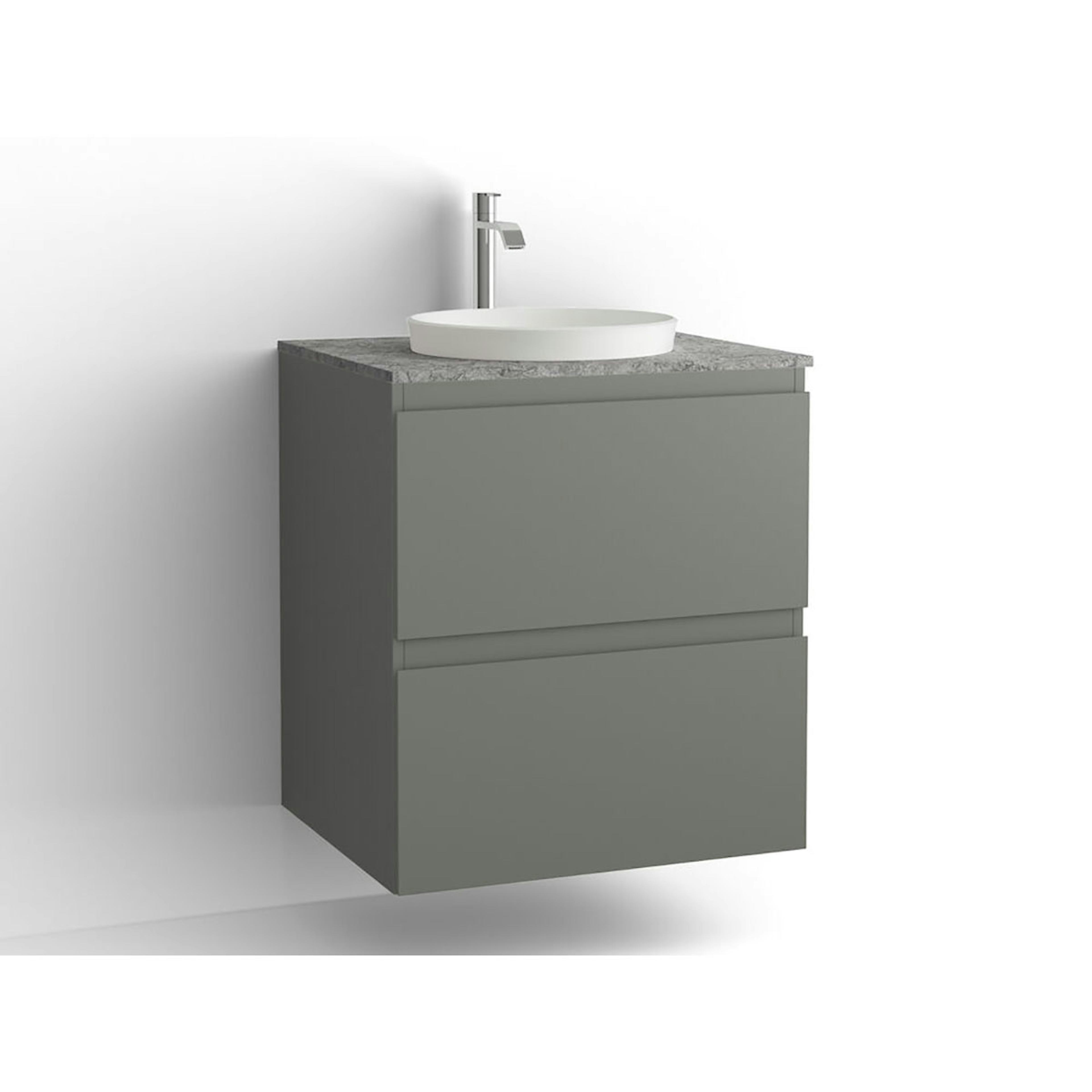 Tvättställsskåp Vedum Flow 600x478 med 2 Lådor