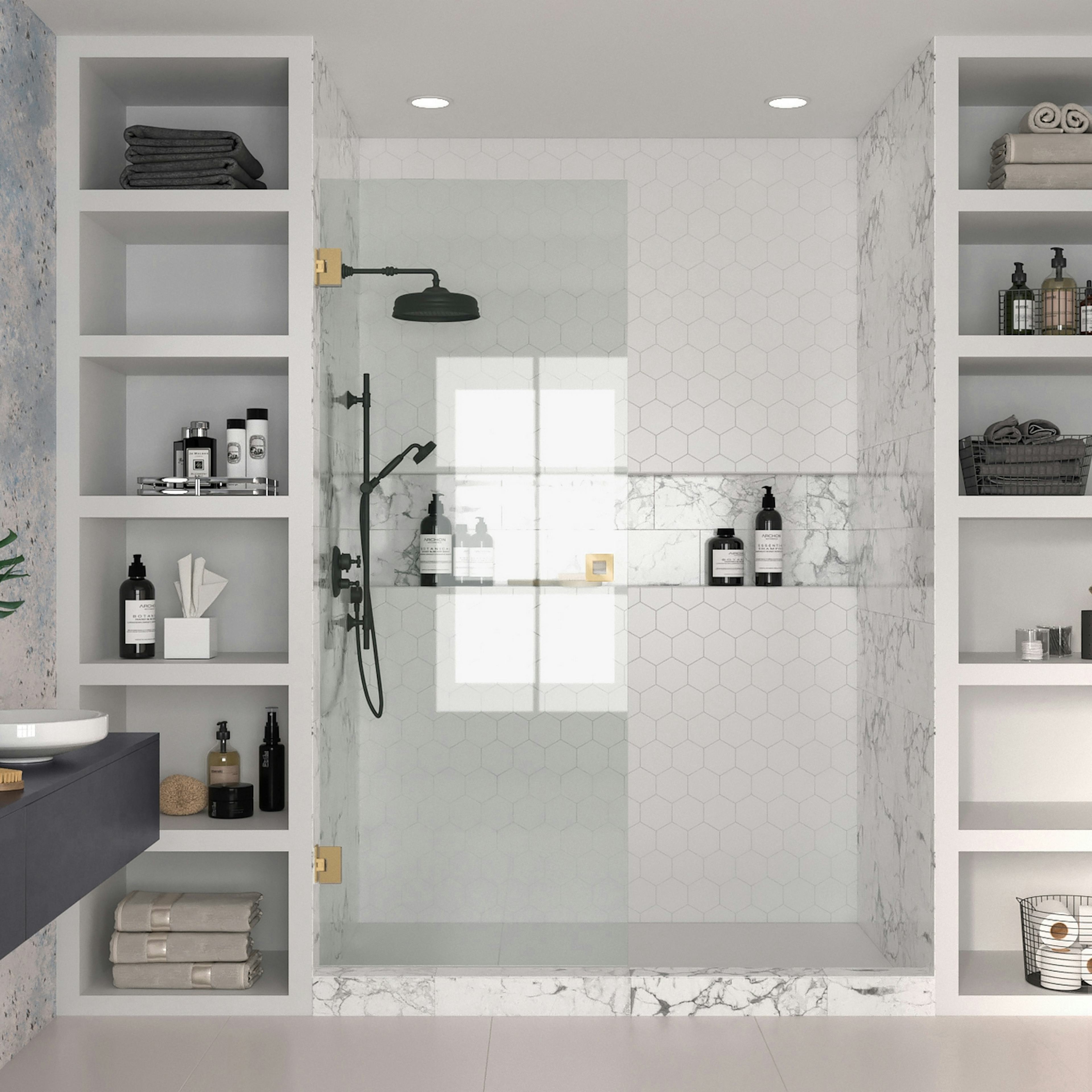 Duschdörr Hietakari Vetro 512 Vändbar