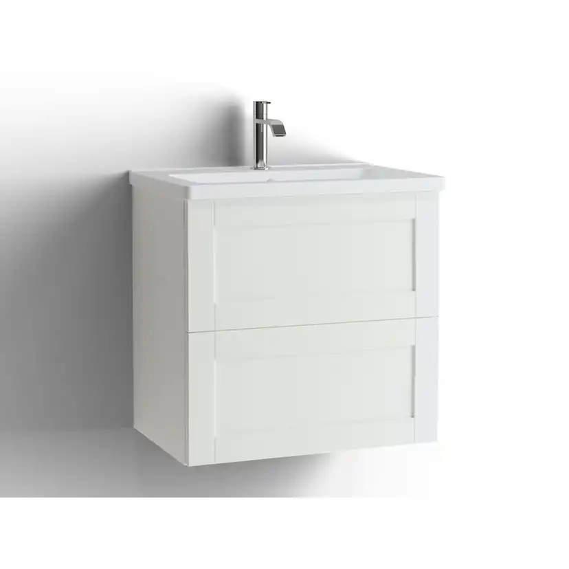 Tvättställsskåp Vedum Free 600 Compact med 2 Lådor