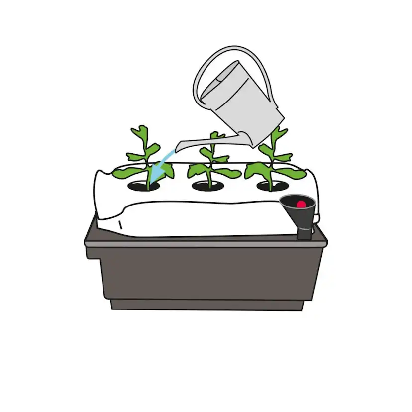 Vattenbassäng Biolan till Växtsäck