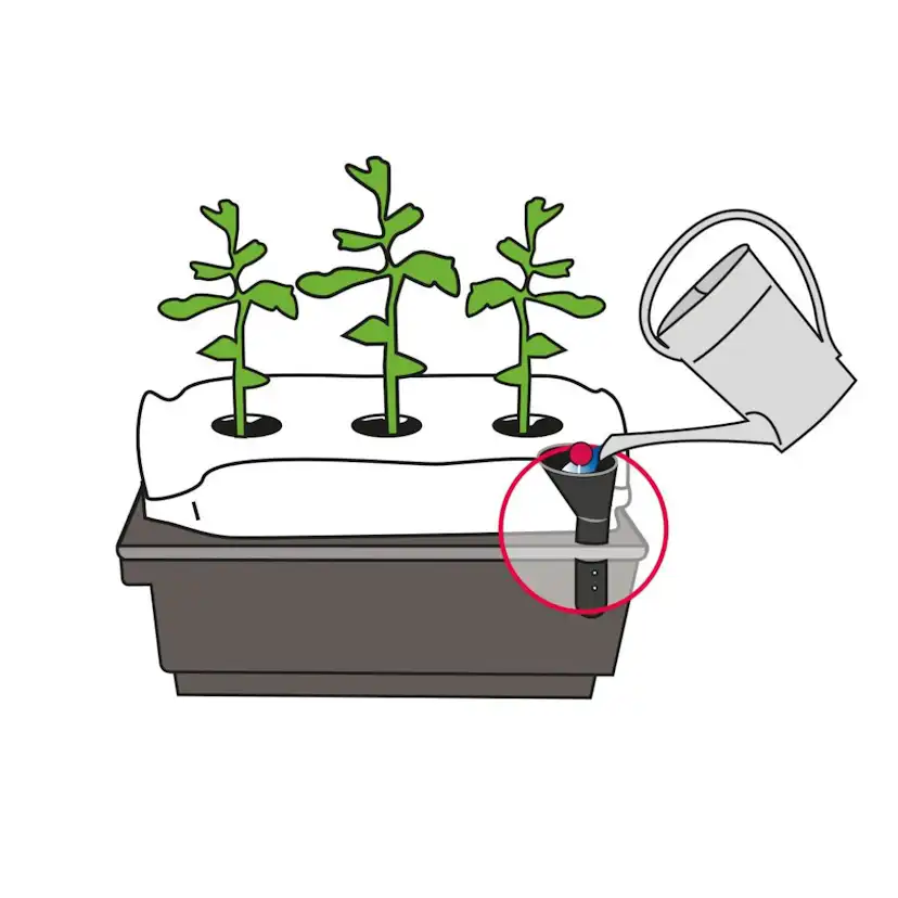 Vattenbassäng Biolan till Växtsäck